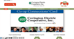 Desktop Screenshot of covingtonelectric.coop